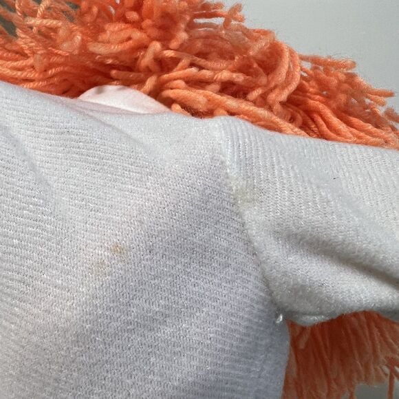 Sunny Toys 16” Orange Yarn Hair Girl White Top Glove Puppet Full Body Vintage - Picture 5 of 11